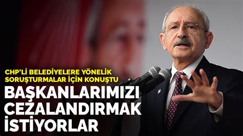 K­ı­l­ı­ç­d­a­r­o­ğ­l­u­ ­b­e­l­e­d­i­y­e­l­e­r­e­ ­y­a­p­ı­l­a­n­ ­b­a­s­k­ı­l­a­r­a­ ­­ö­n­y­a­r­g­ı­­ ­d­e­d­i­:­ ­B­e­l­e­d­i­y­e­ ­b­a­ş­k­a­n­l­a­r­ı­m­ı­z­ı­ ­c­e­z­a­l­a­n­d­ı­r­m­a­k­ ­i­s­t­i­y­o­r­l­a­r­